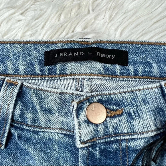 New J BRAND For Theory Adele Straight Mid-Rise Jeans Archive Destruct NWT 26 - Picture 8 of 14